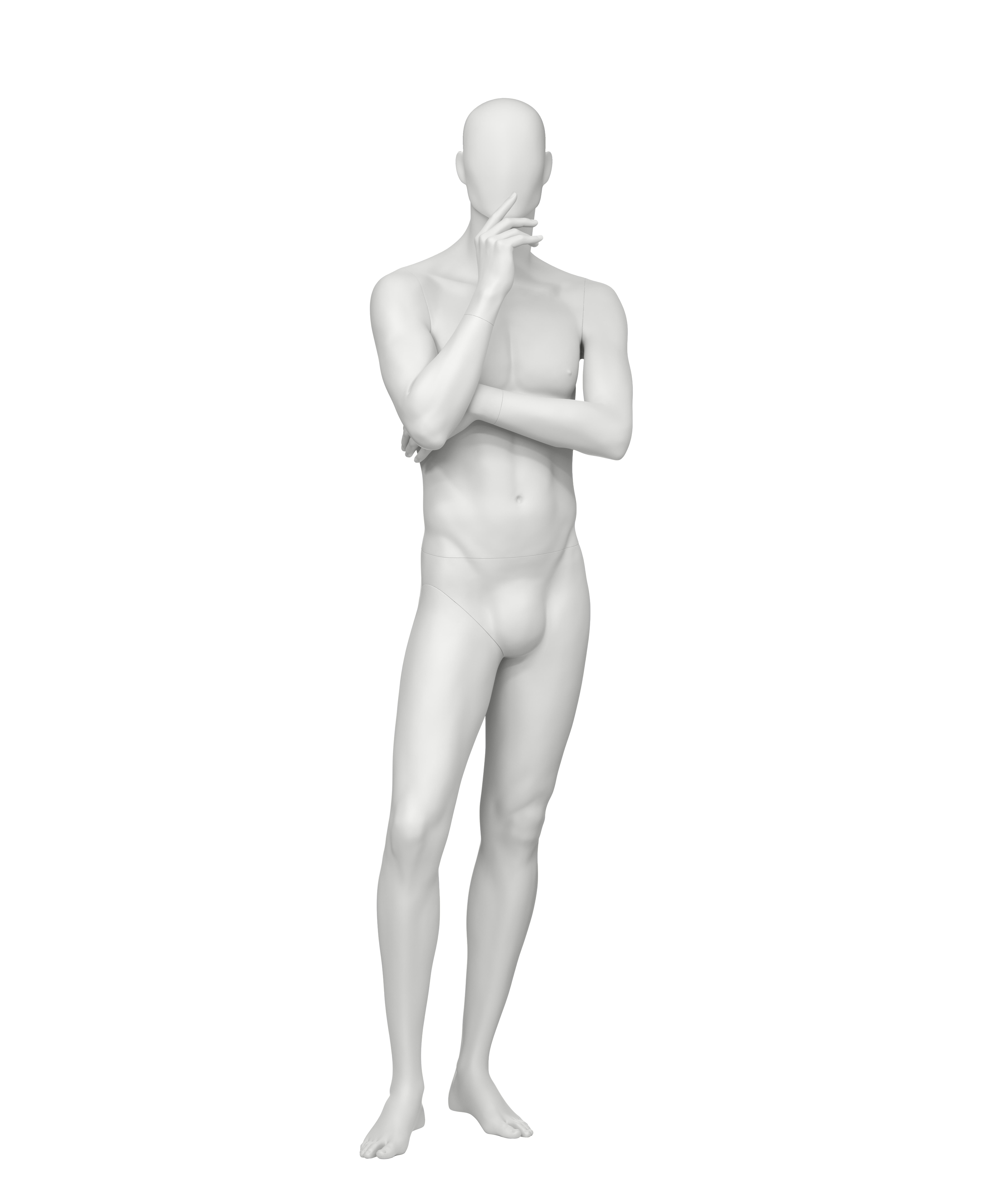 realistic male mannequins AG02